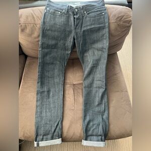 Naked and Famous Charcoal Selvedge Denim